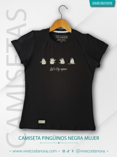 Camiseta Mujer Pingüinos