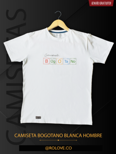 Camiseta Hombre Químicamente Bogotano